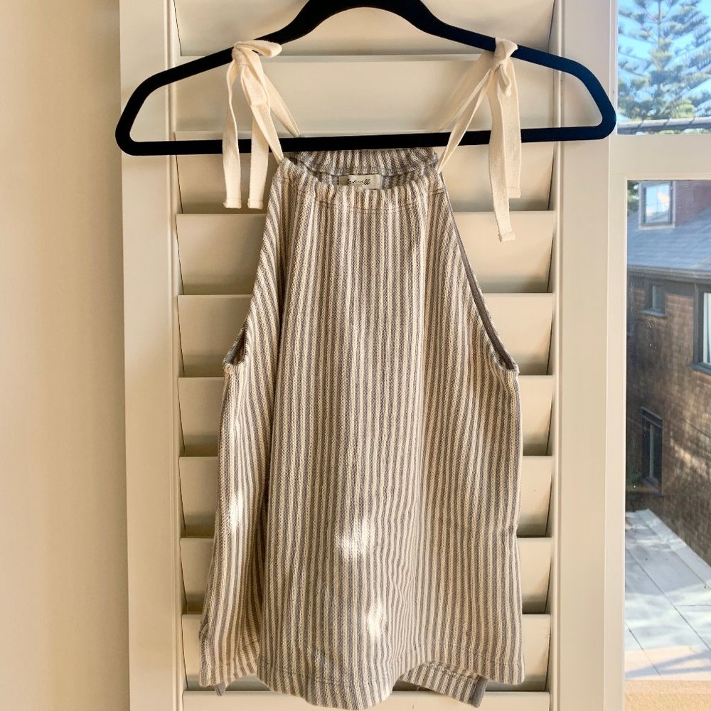 Madewell Tempo Tie Shoulder Top